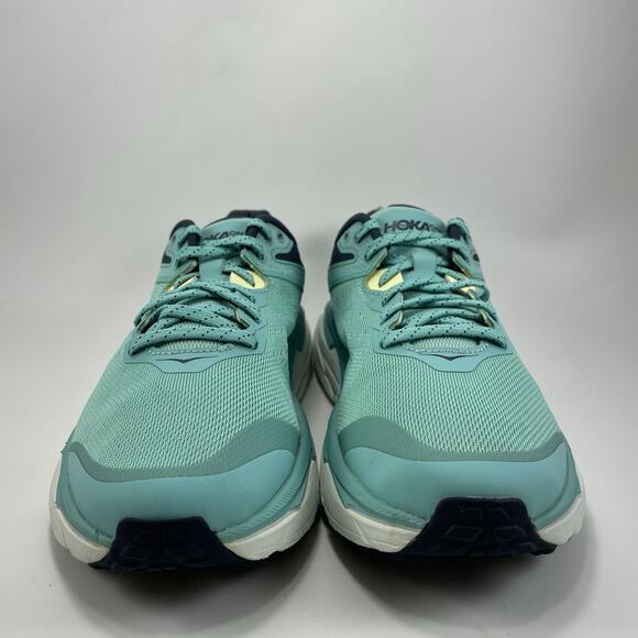 Hoka One One Challenger ATR 6 Trail Running Shoes Womens Size 9 B Blue Green - Picture 2 of 10